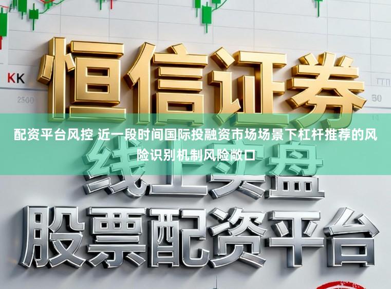 配资平台风控 近一段时间国际投融资市场场景下杠杆推荐的风险识别机制风险敞口