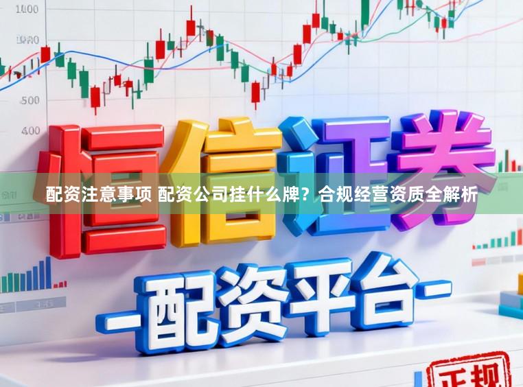 配资注意事项 配资公司挂什么牌？合规经营资质全解析