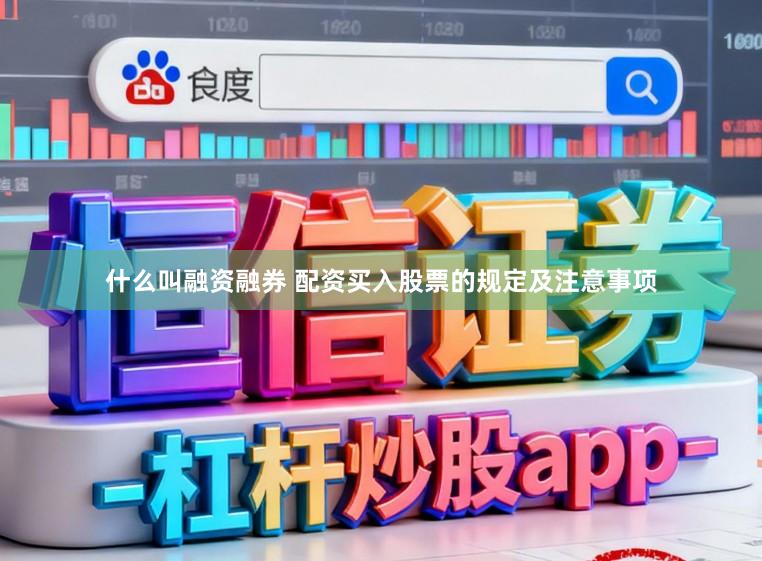 什么叫融资融券 配资买入股票的规定及注意事项